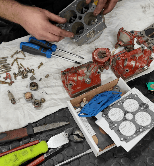 Montering av renoverad förgasare